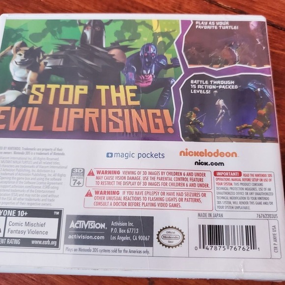 Nintendo 3DS Games Nickelodeon Teenage Mutant Ninja Turtles Angry Birds New - Picture 3 of 6